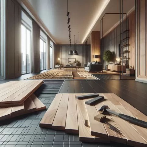 Wykończenie podłogi w mieszkaniu