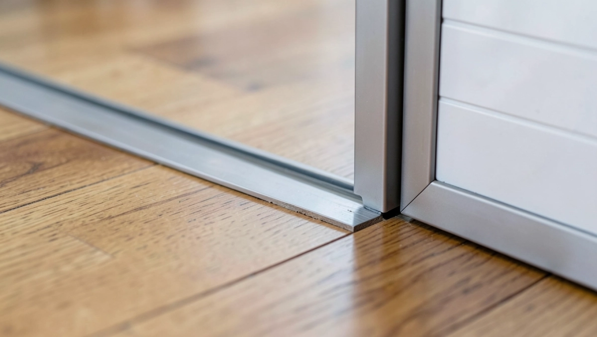 Wykończenie paneli przy futrynie metalowej